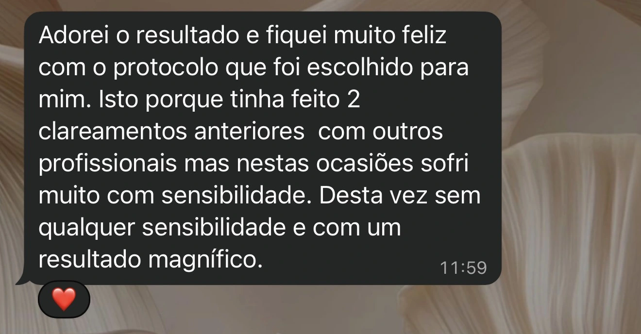 Avaliação real de paciente 3